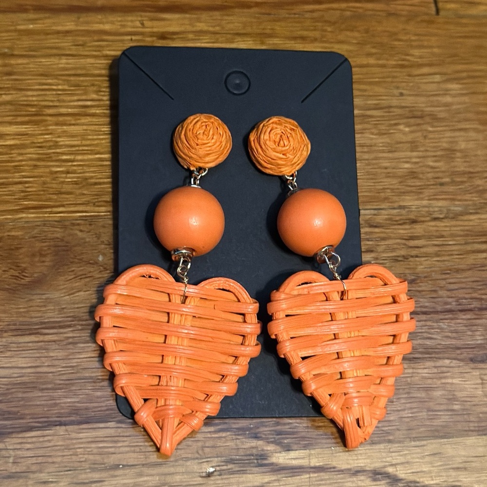 “Orange you over it” Earrings